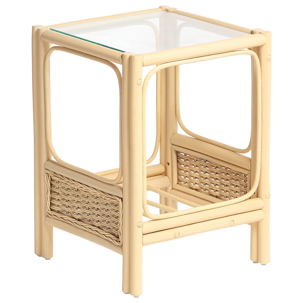 Desser Chelsea Natural Rattan Side Table Image 2