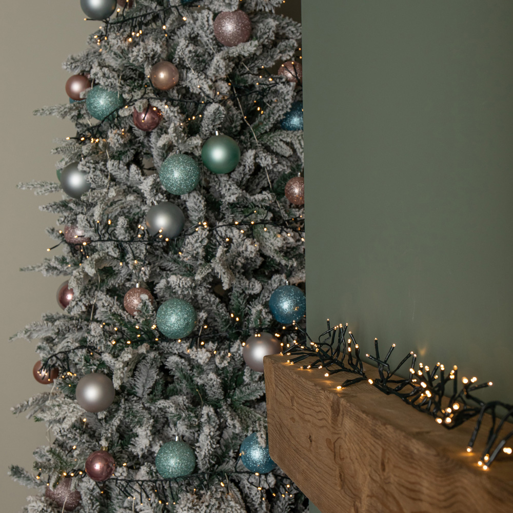Samuel Alexander 1440 Warm White LED Christmas Cluster Light 18.5m Image 1
