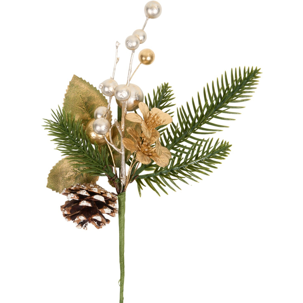 Metallic Flower Pick Image 5