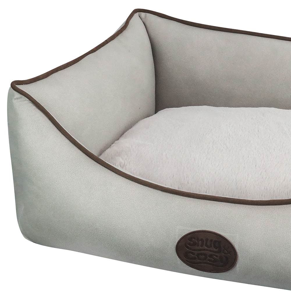 Snug & Cosy Tuscany Small Natural Rectangle Pet Bed Image 2