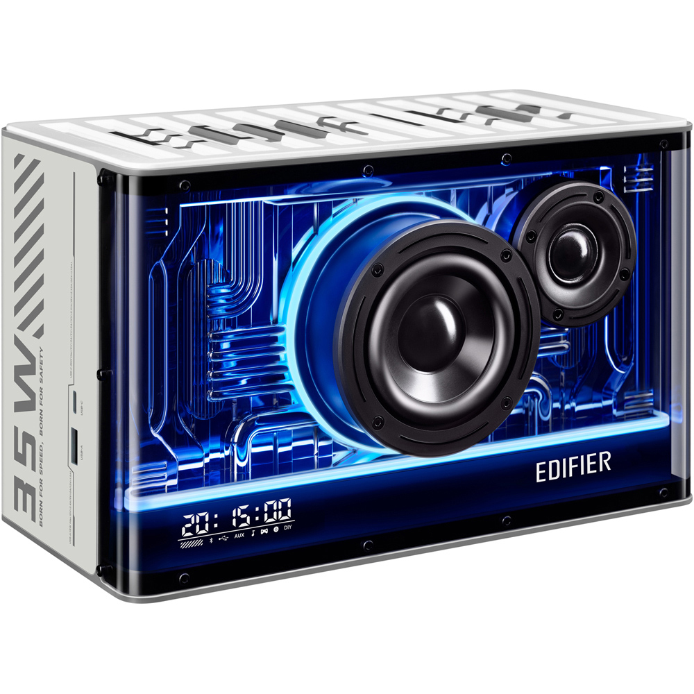 Edifier QD35 White Bluetooth Speaker with GaN Charger 40W Image 1