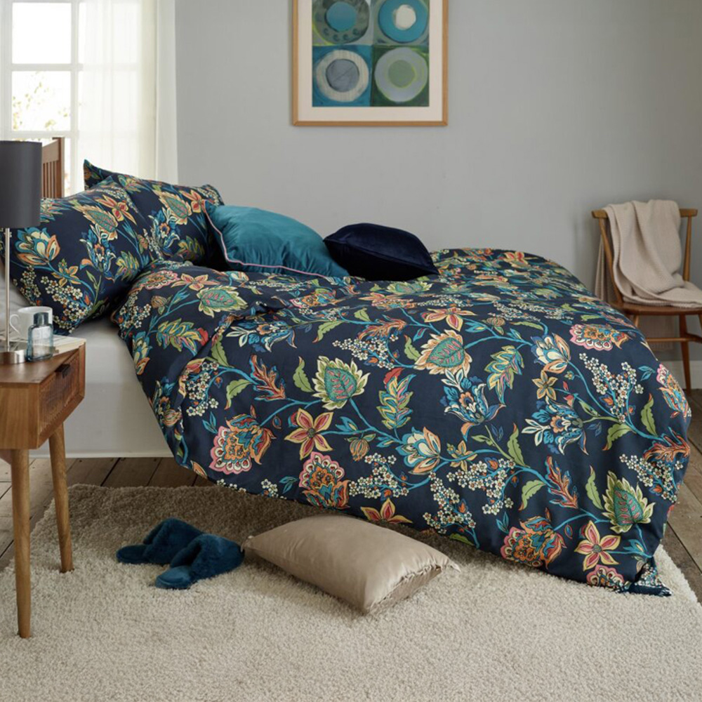 Deyongs Jamboree Super King Size Navy Trail Duvet Set Image 1