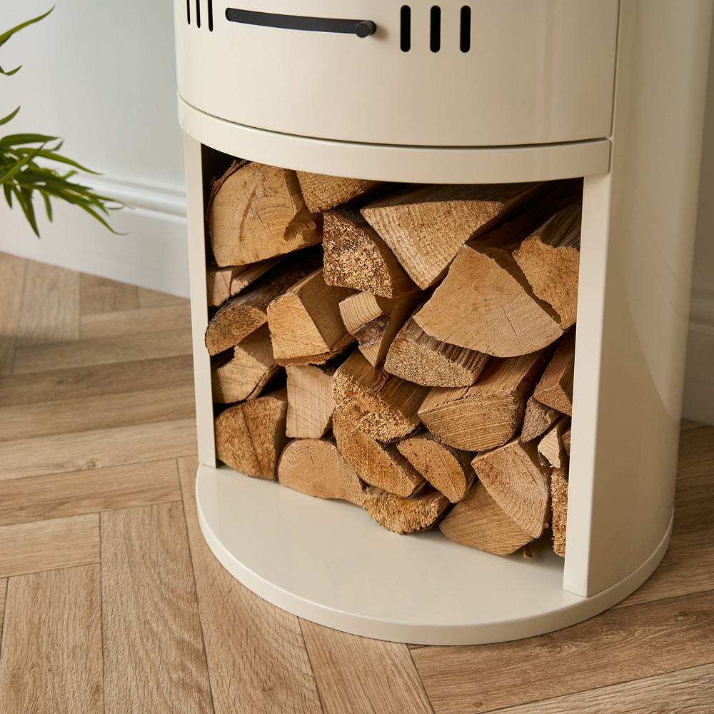 Sureflame Barilo Cream Bio Ethanol Stove with Log Storage 3000W Image 6