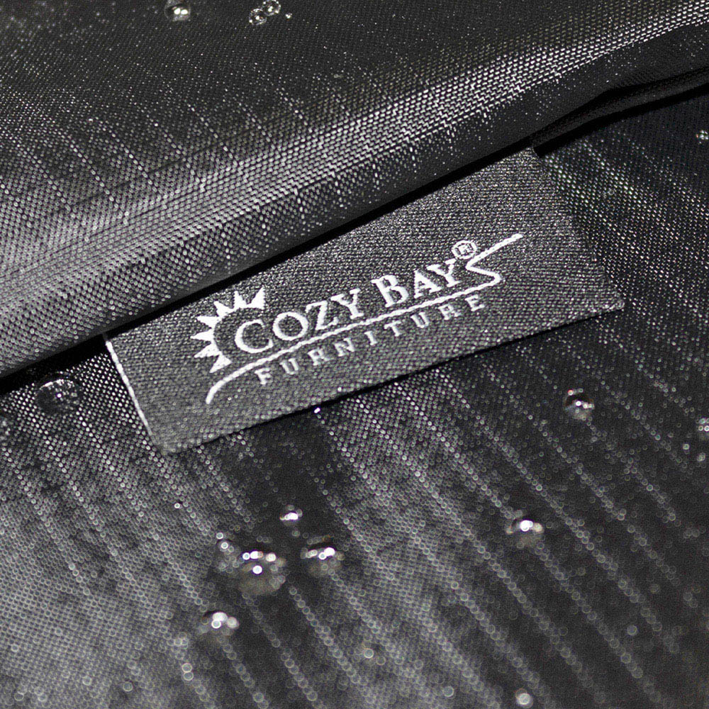 Cozy Bay EZBreathe Black Rectangular Dining Table Cover Image 2