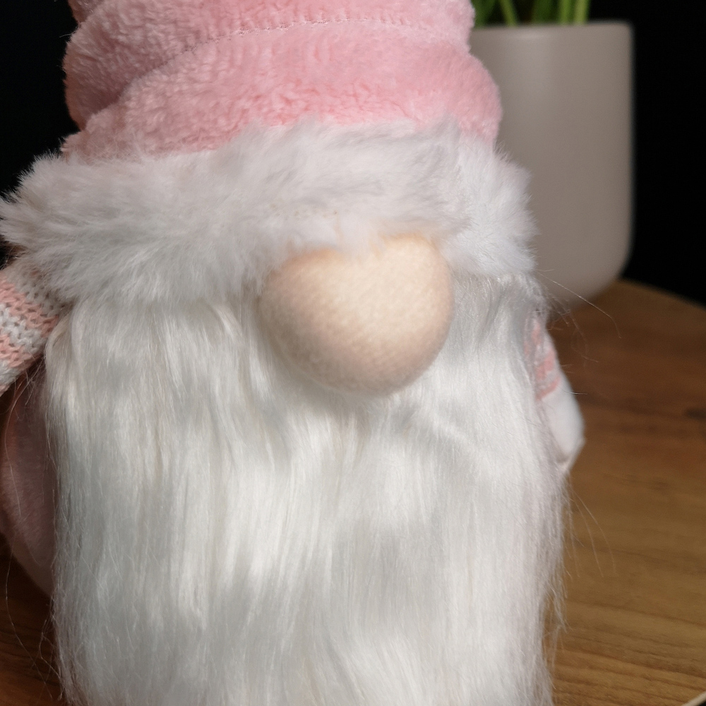 Samuel Alexander Pink Plush Sitting Gonk Christmas Decoration 44cm Image 4