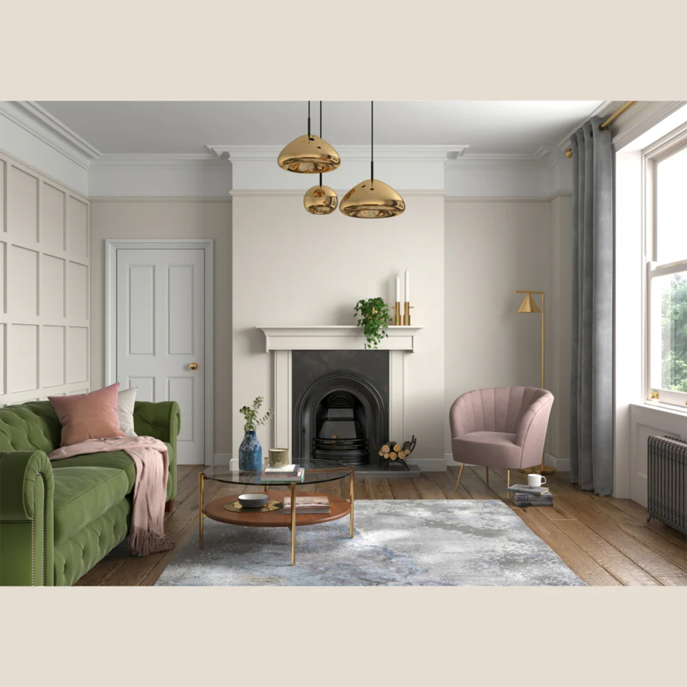 Dulux Heritage Walls and Ceilings Flax Seed Velvet Matt Emulsion Paint 1L Image 4