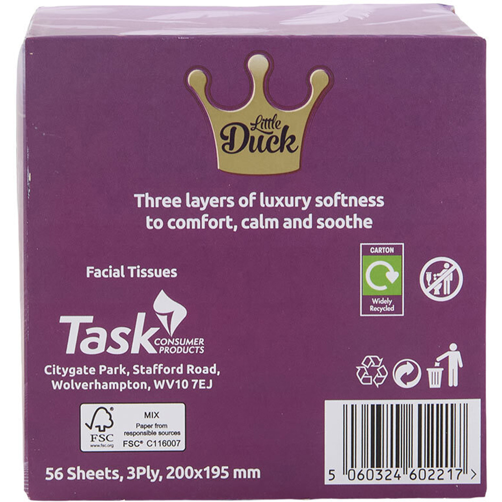 Little Duck Ultrasoft 3 Ply Cube Tissues Image 2