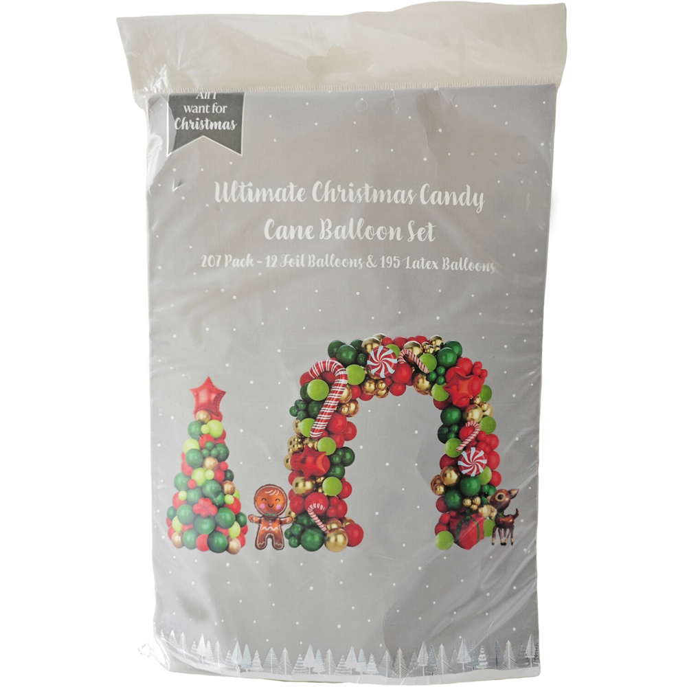 Ultimate Christmas Candy Cane Balloon Set Image