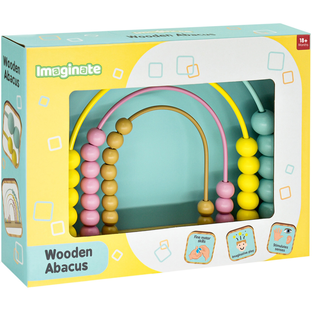 Imaginate Rainbow Wooden Abacus Image 3