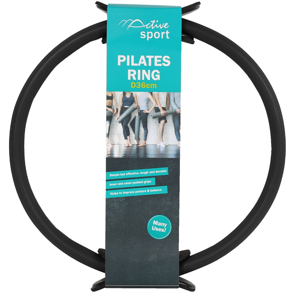 Active Sport Pilates Ring Black Image 1