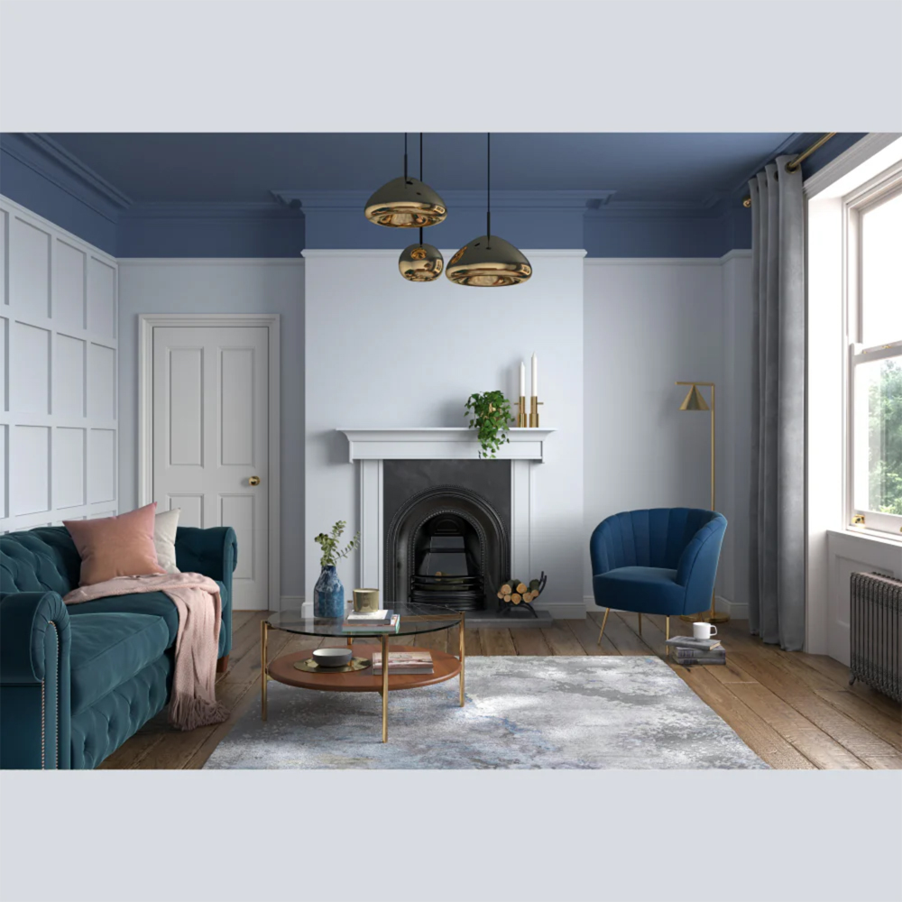 Dulux Heritage Walls and Ceilings Light French Grey Velvet Matt Emulsion Paint 5L Image 4