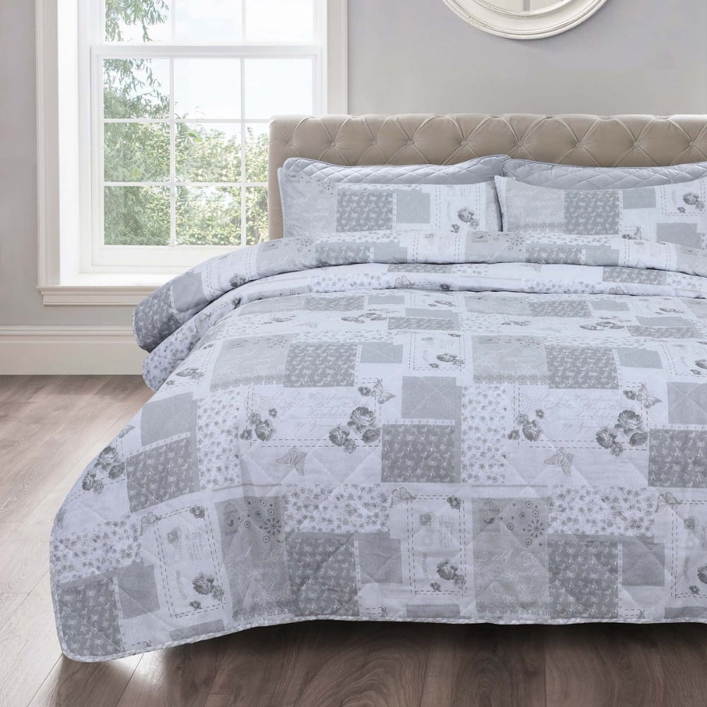 Velosso Single Maya Grey Bedspread Set Image 1