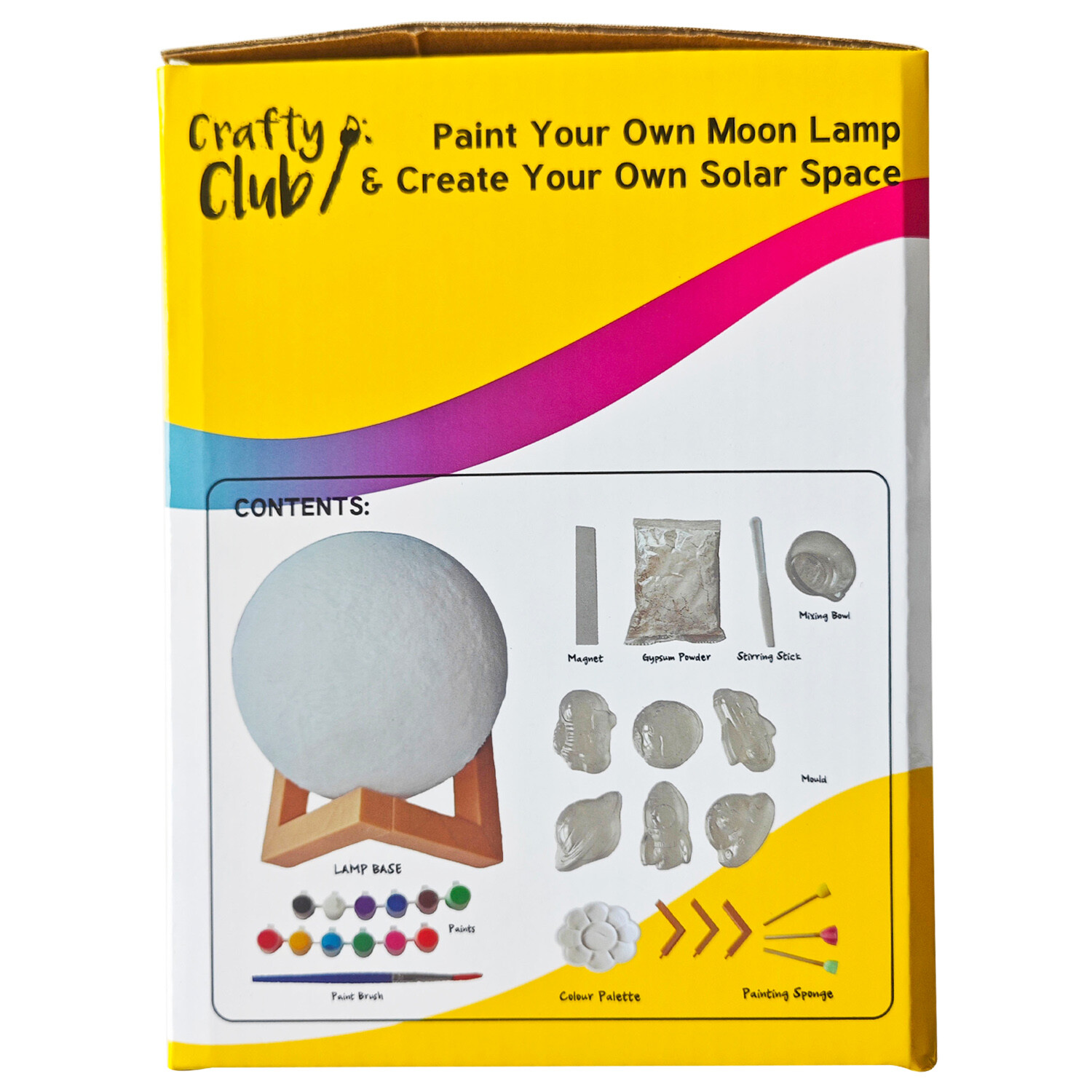 Paint Your Own Moon Lamp and Colour Your Own Solar Space - White Image 4