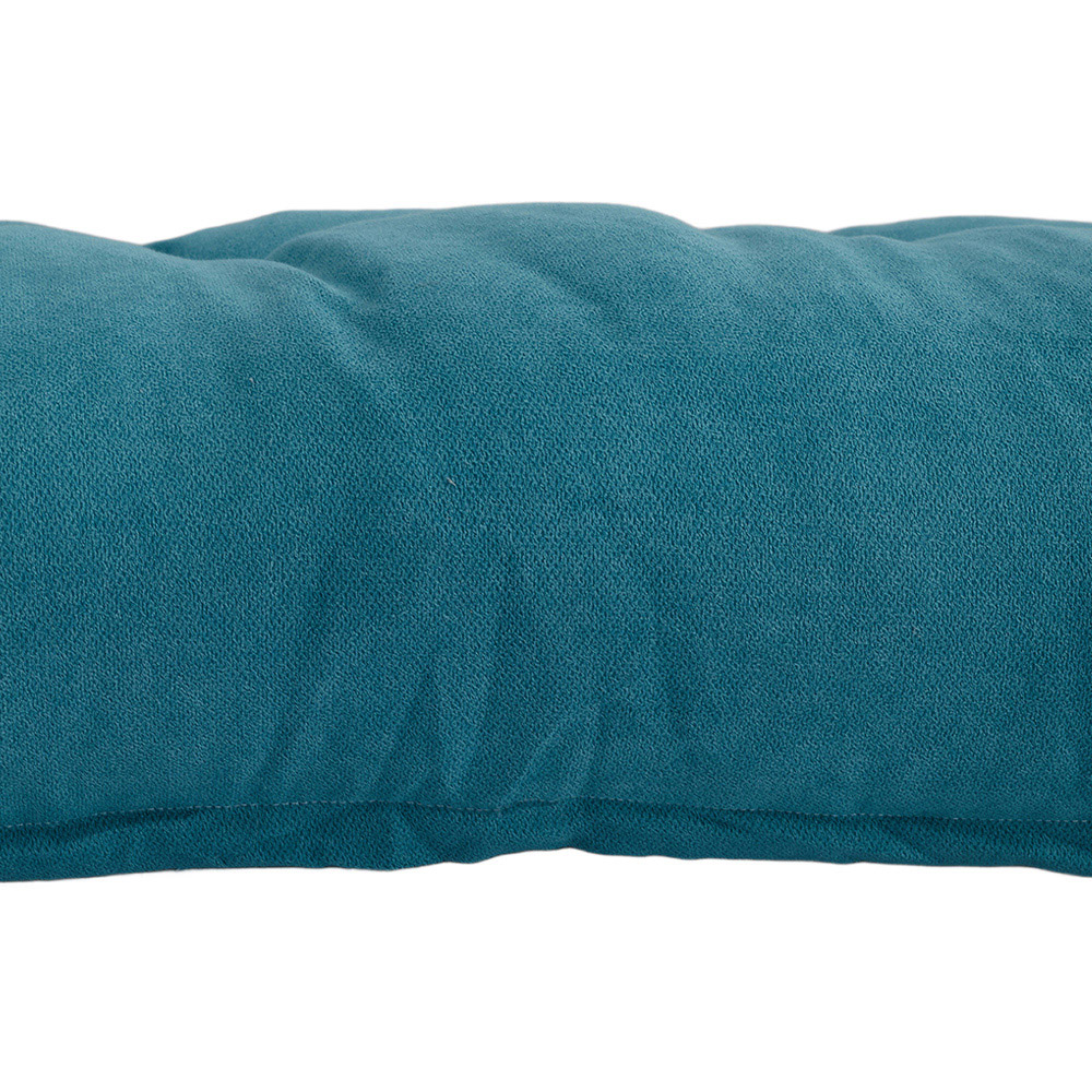 Living and Home Peacock Blue Wedge Headboard Pillow with Side Pocket 180 x 50cm Image 7