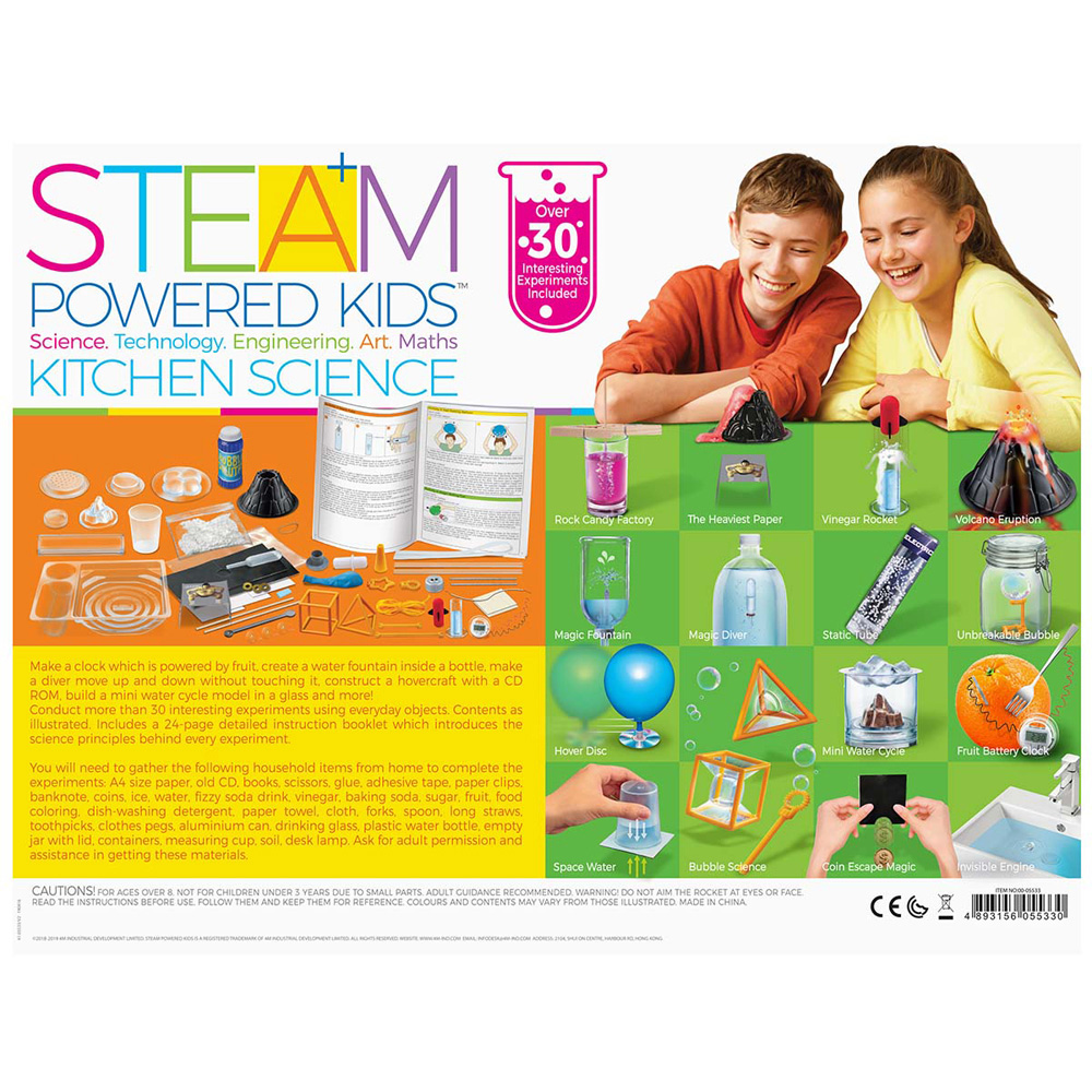 4M Steam Powered Kids Kitchen Science Playset Image 8