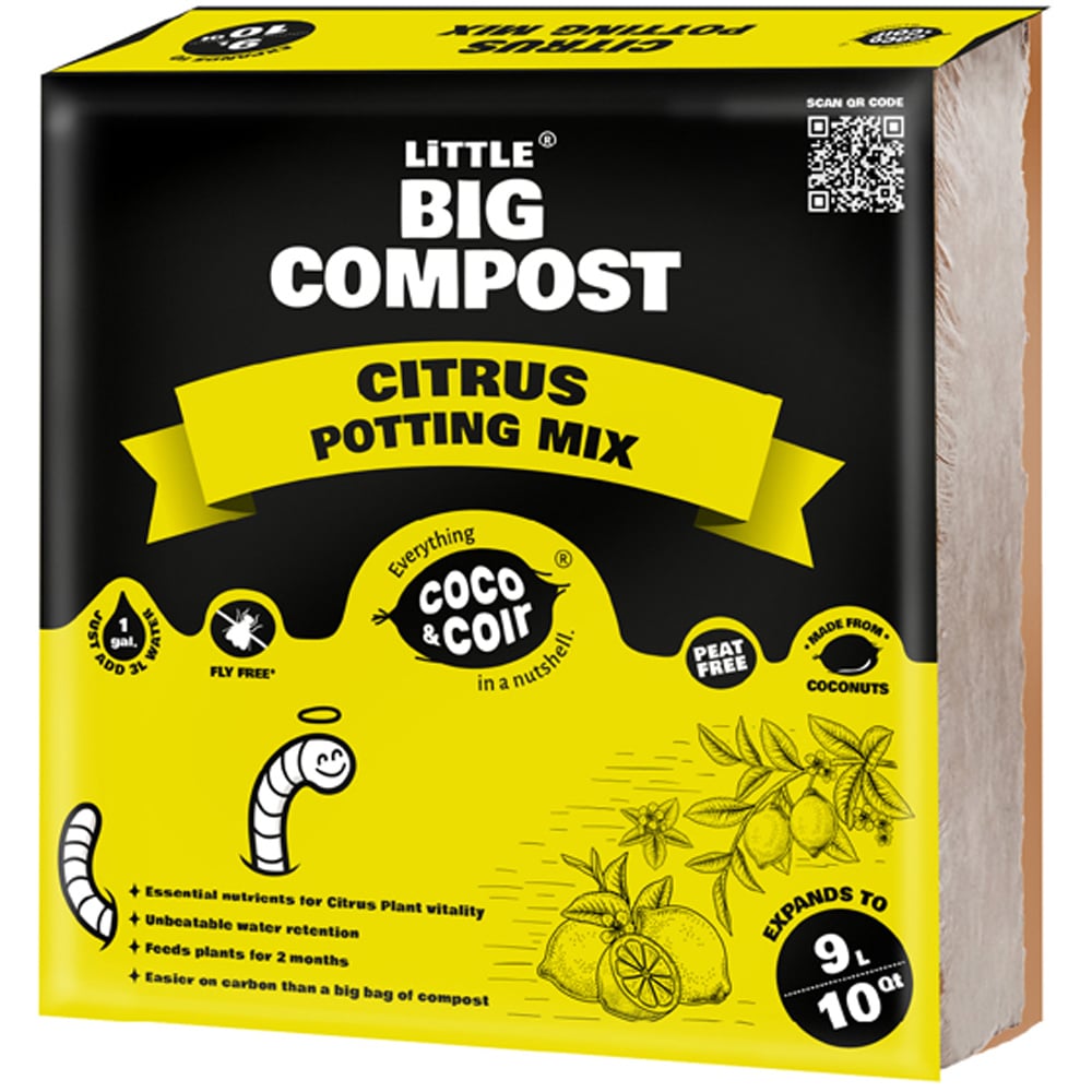 Coco & Coir Little Big Compost Citrus Compost 9L Image 1