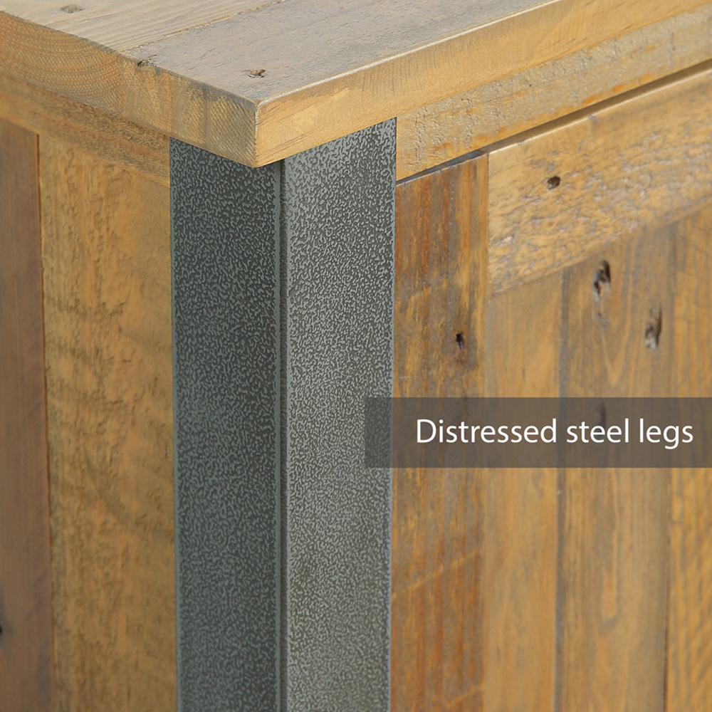 Baumhaus Urban Elegance Reclaimed Wooden Lamp Table Image 2