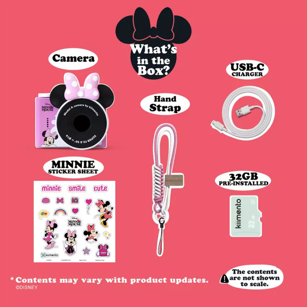 Kiimento Minnie Mouse Mini Kids Digital Camera and Video Camcorder Image 3