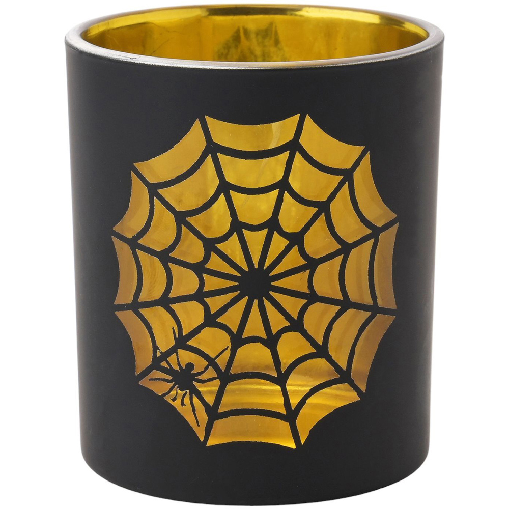 Hocus Pocus Cobweb Tea Light Holder 3 Pack Image 1