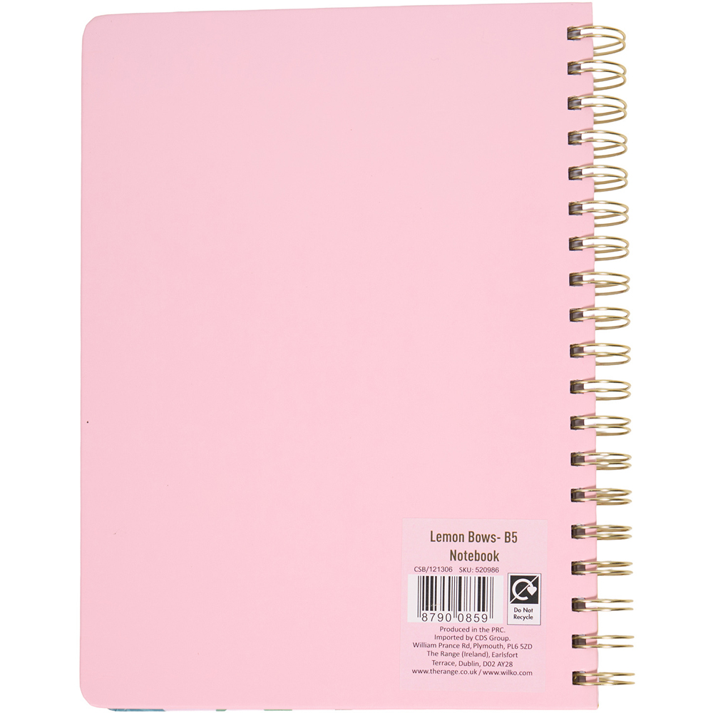 Lemon Bows B5 Notebook Image 5