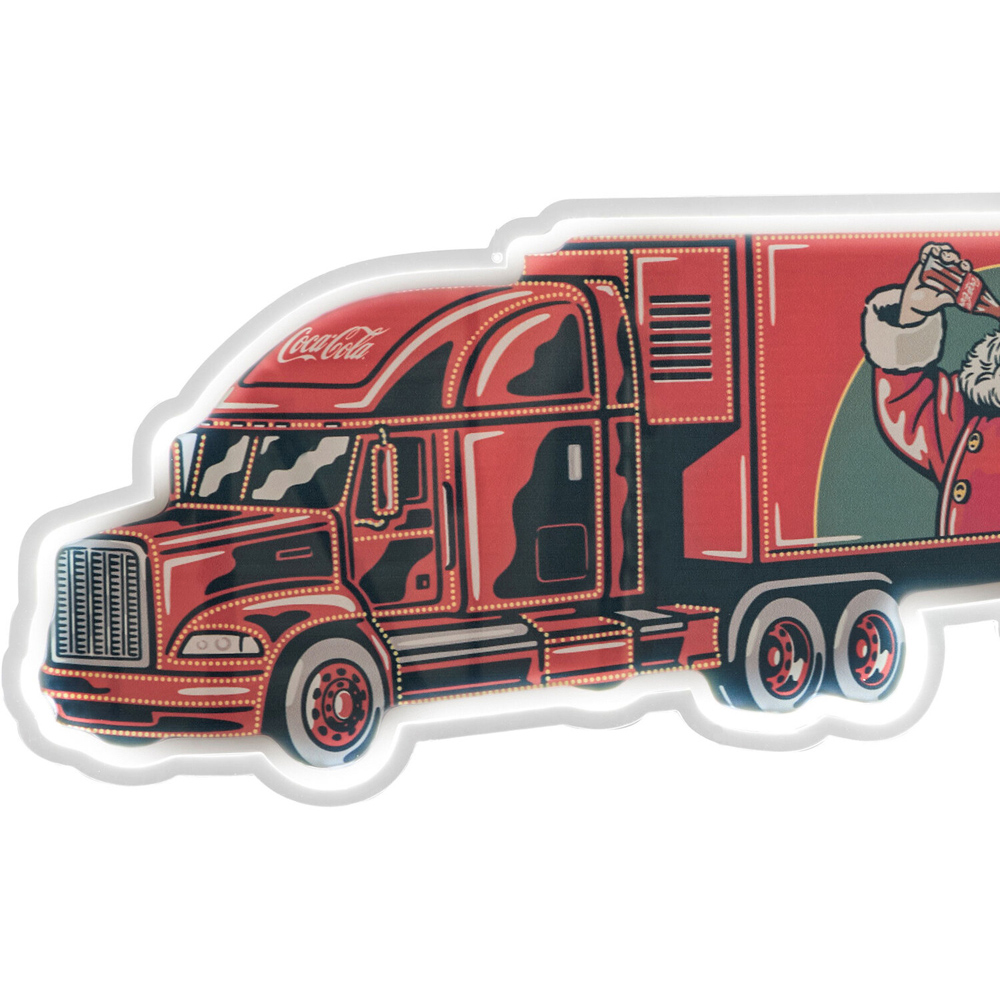 Coca-Cola Truck LED Neon Sign Image 3