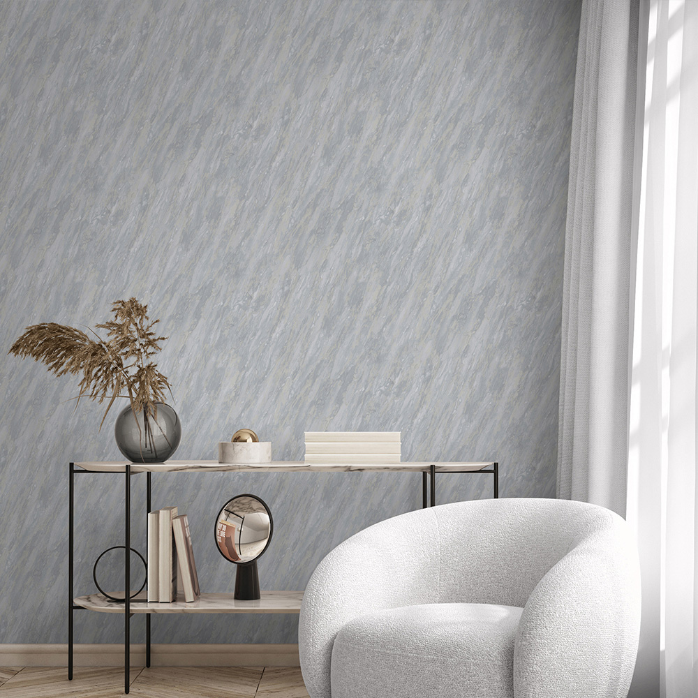 Muriva Venezia Marble Light Grey Wallpaper Image 4