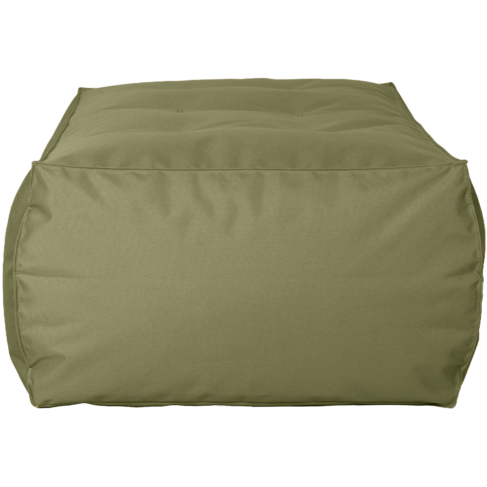 Kaikoo Khaki Lounger with Footstool Image 7