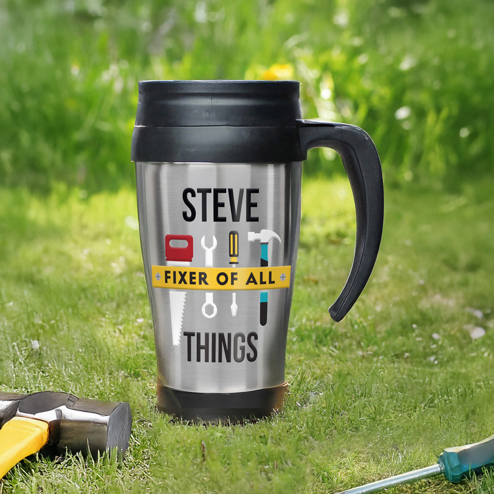 Personalised Memento Company Personalised DIY Travel Mug 400ml Image 3