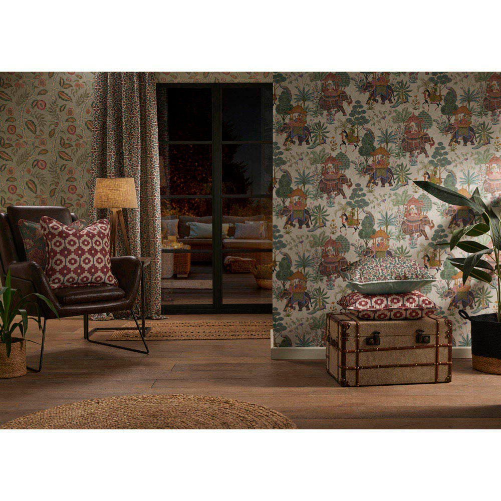 Esselle Home Fruits of Paradise Soft Green Wallpaper Image 6