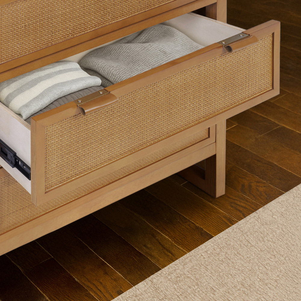 Teamson Home Hatteras 4 Drawer Natural Dresser Image 5