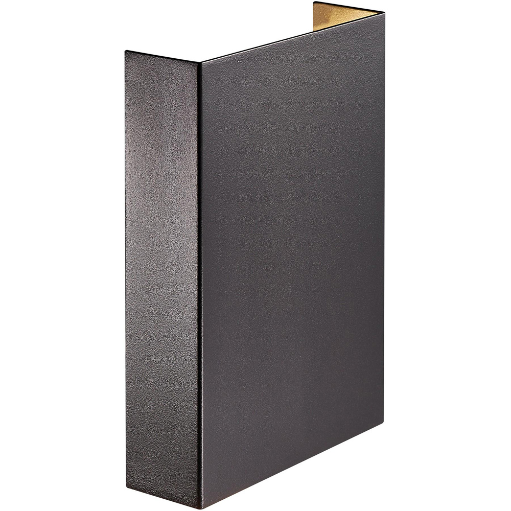 Nordlux Fold 15 Seaside Black Magnetic Shade Garden Wall Light Image 1