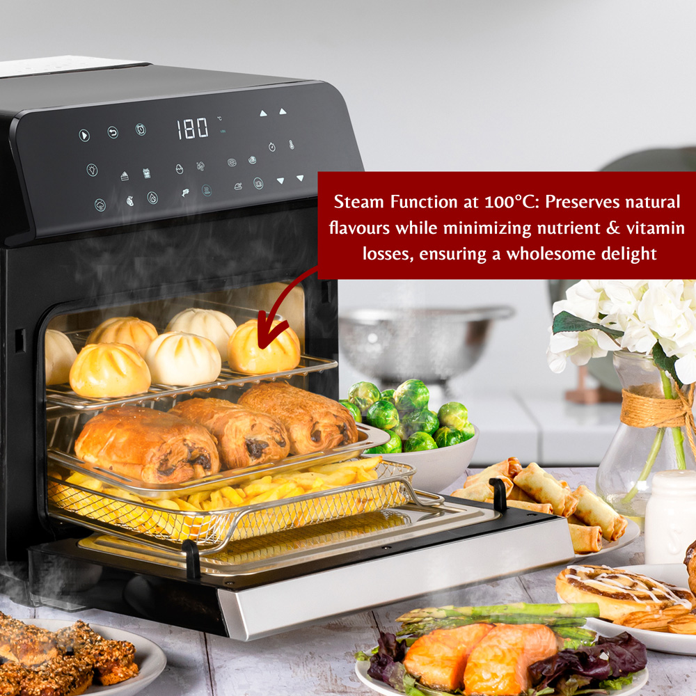 Innoteck Kitchen Pro 11L Digital Steam Air Fryer Oven 1550W Image 8