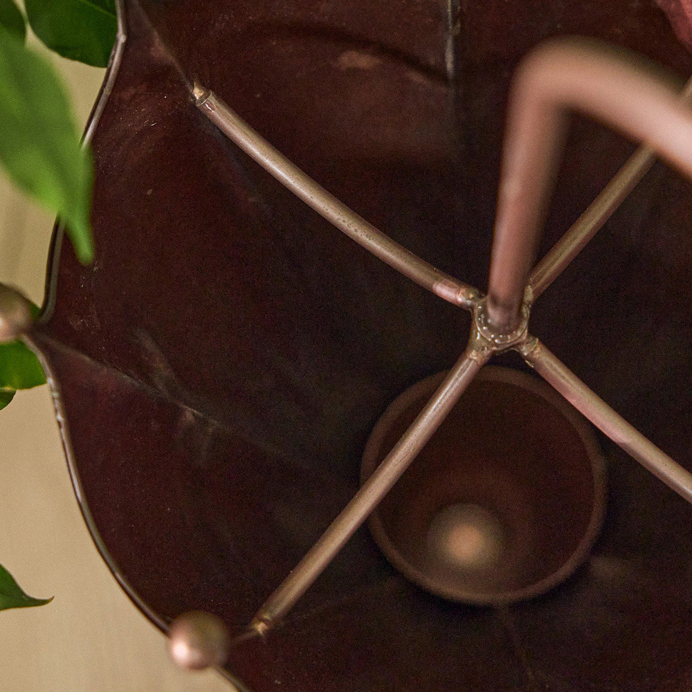 Dibor Brushed Copper Umbrella Stand Image 4