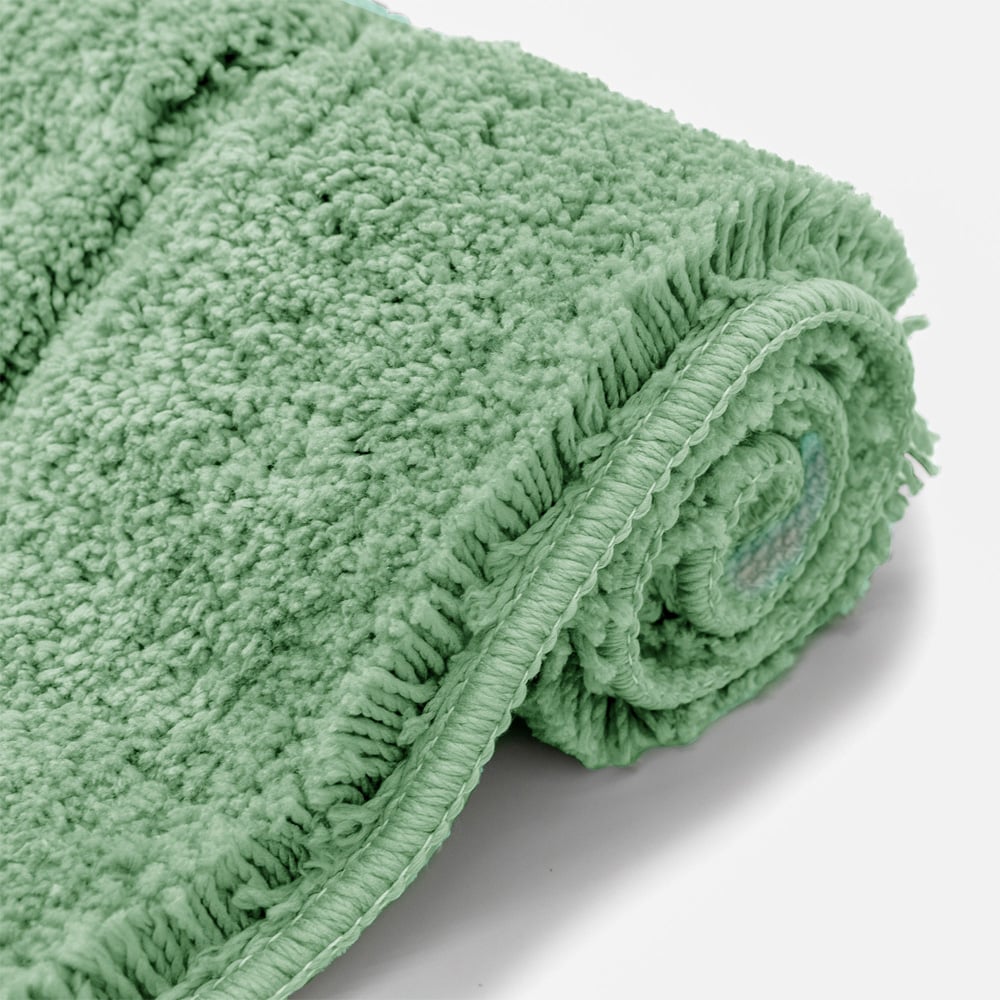Velosso Mayfair Sage Microfibre Bath Mat Set Image 3
