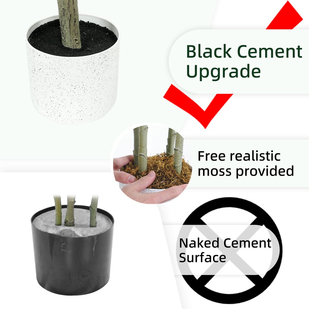 wilko Palm Tree Indoor Artificial Plant 200cm Image 6