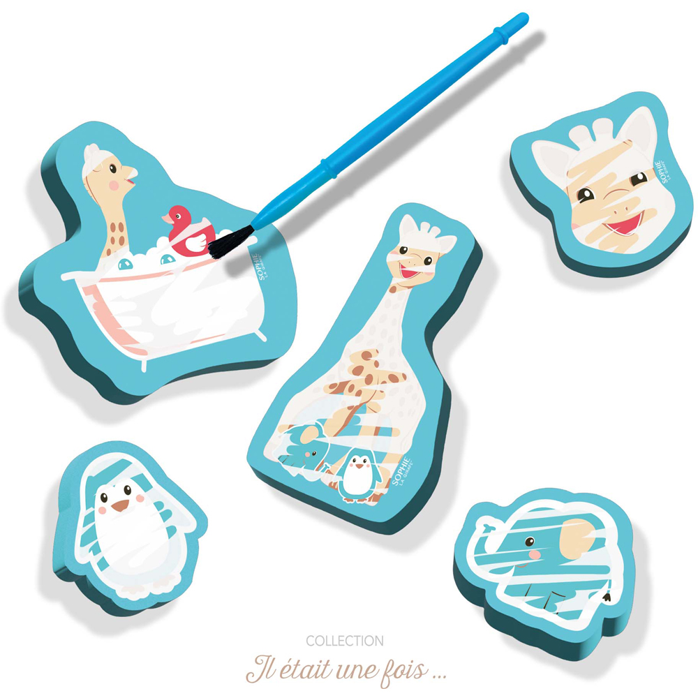 SES Creative Sophie La Girafe Colouring in the Bath with Water Activity Set Image 4