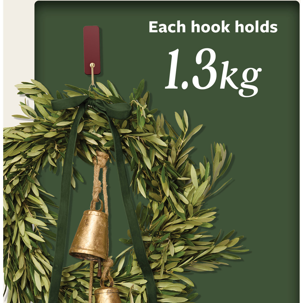 Pack of 2 Command Medium Decorative Hooks Mulled Wine Image 4