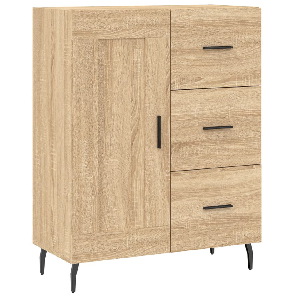 vidaXL 3 Door 3 Drawer Sonoma Oak Highboard Image 6