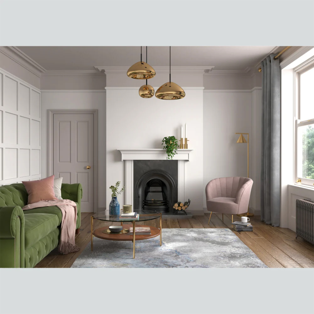Dulux Heritage Walls and Ceilings Linen White Velvet Matt Emulsion Paint 1L Image 4
