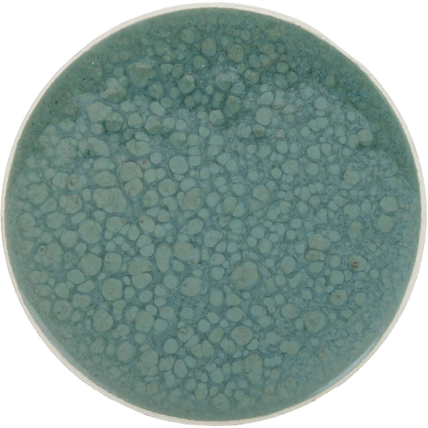 Salvie Reactive Glaze Coaster - Green Image 1