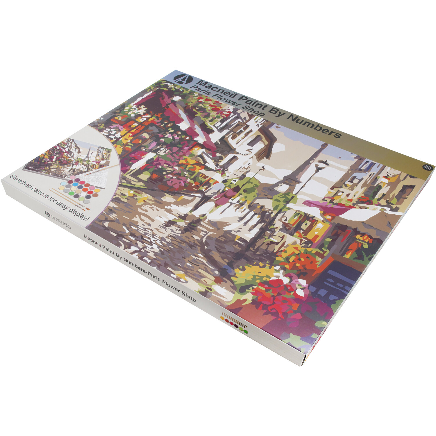 Paint By Numbers Macneil Paris Flower Shop Kit Image 2