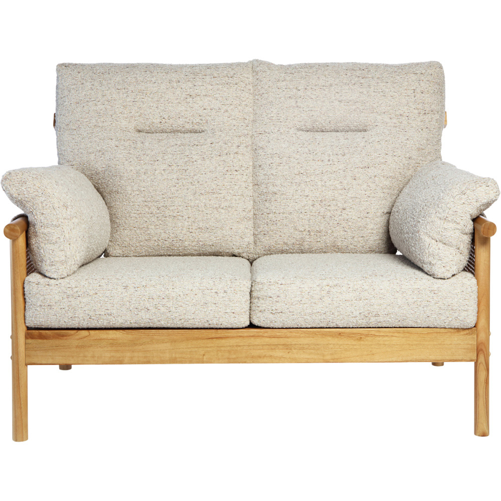 Desser Mindi 2 Seater Light Oak Natural Rattan Sutton Sofa Image 3