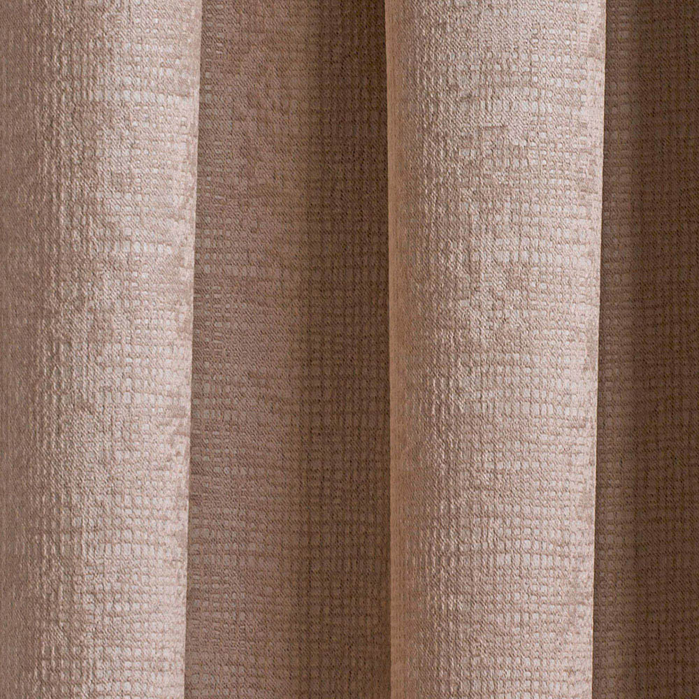 Enhanced Living Matrix Latte Thermal Pencil Pleat Readymade Curtains 168 x 137cm Image 2