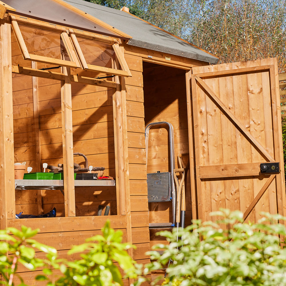 Rowlinson 8 x 6ft Growhouse with Store Image 4