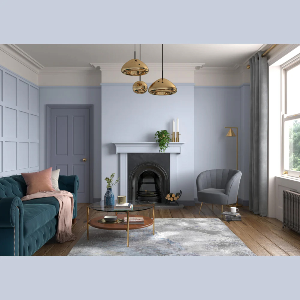 Dulux Heritage Walls and Ceilings Lavender Grey Velvet Matt Emulsion Paint 2.5L Image 4