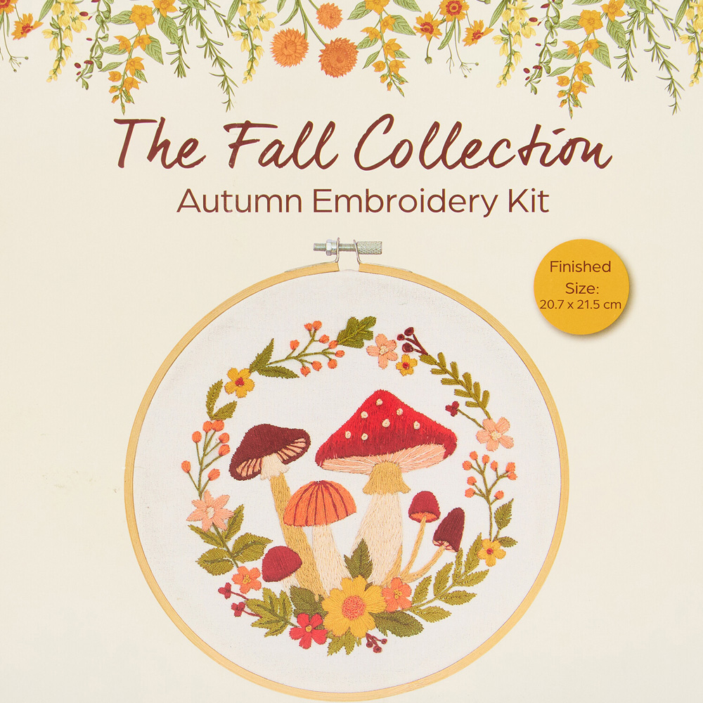 Autumn Embroidery Craft Kit Image 3