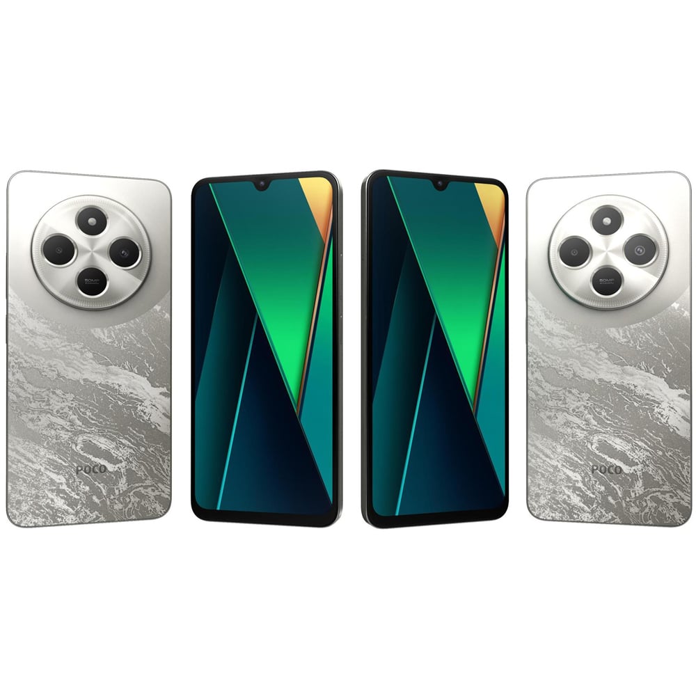 Xiaomi POCO C75 8GB 256GB 6.88 inch 120Hz Dual SIM Android Smartphone Gold Image 2