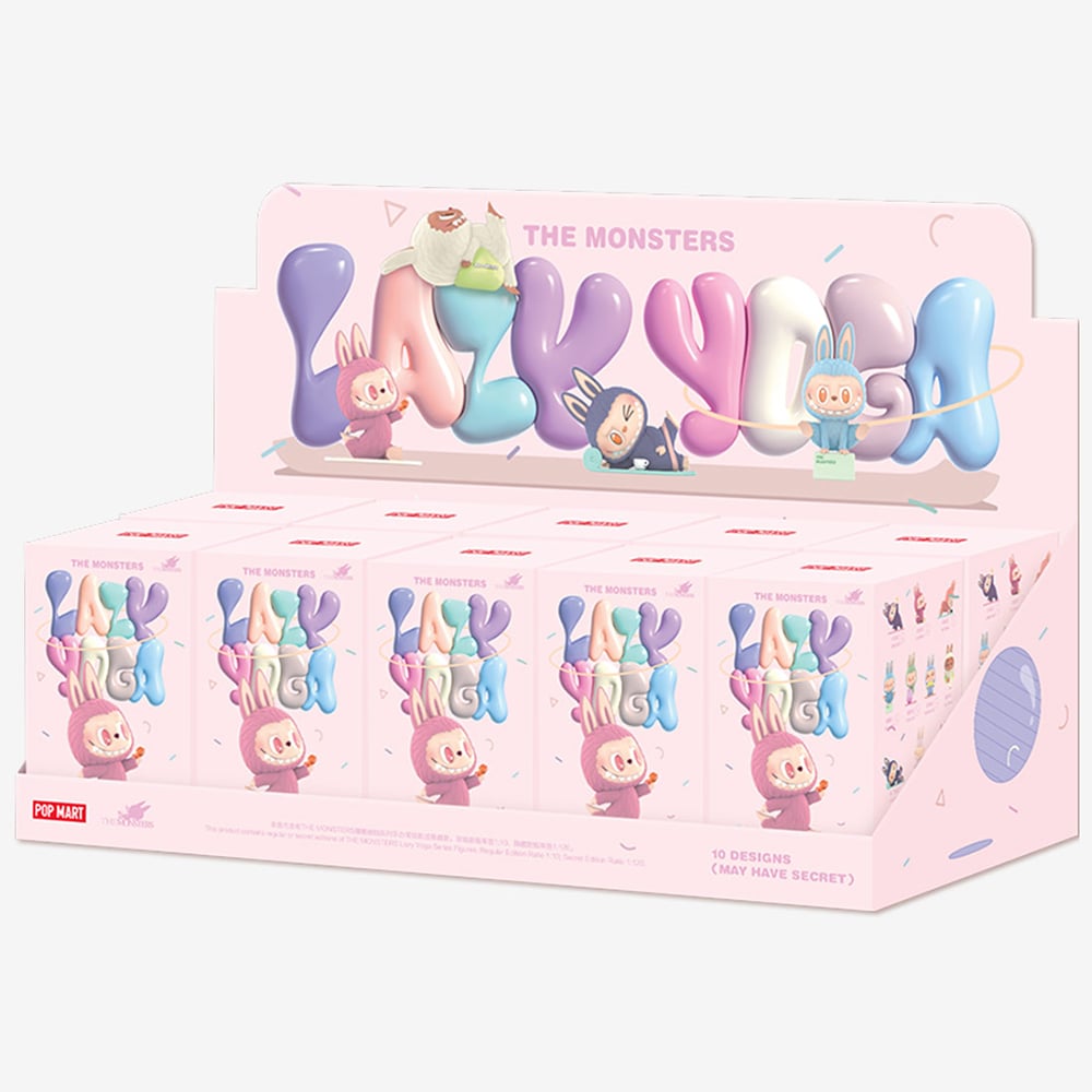 Pop Mart The Monsters Labubu Lazy Yoga Series Blind Box Image 5
