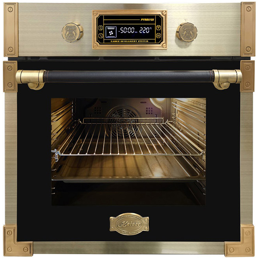 Kaiser Art Deco Black Multifunctional Electric Oven Image 1