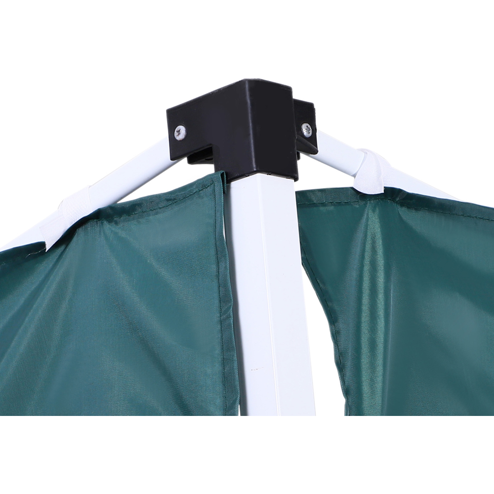 Outsunny 3m Green Gazebo Interchangeable Side Panel Image 3